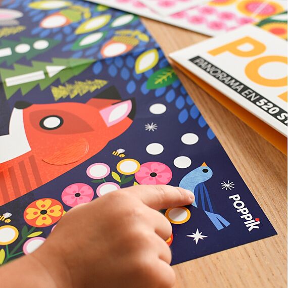 Sticker Panorama Met 520 Stickers Baby Animals | 3-6 Jaar