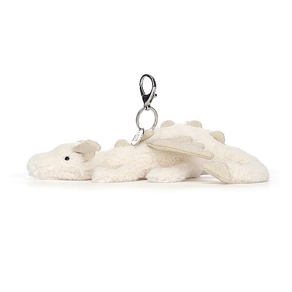 Sleutelhanger Snow Dragon Bag Charm - 12 cm