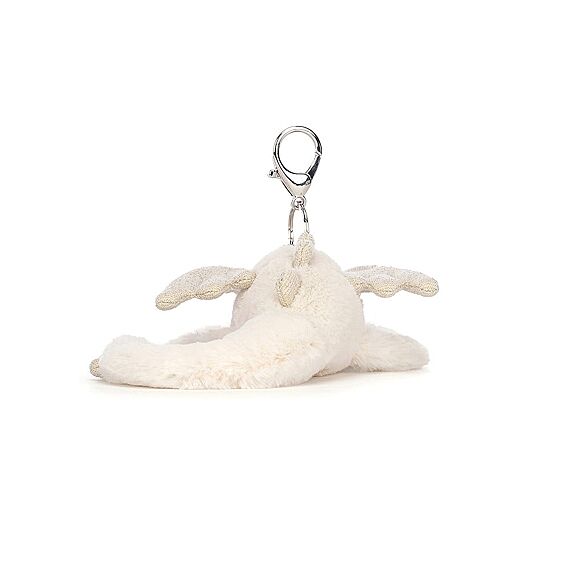 Sleutelhanger Snow Dragon Bag Charm - 12 cm