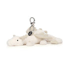 Sleutelhanger Snow Dragon Bag Charm - 12 cm