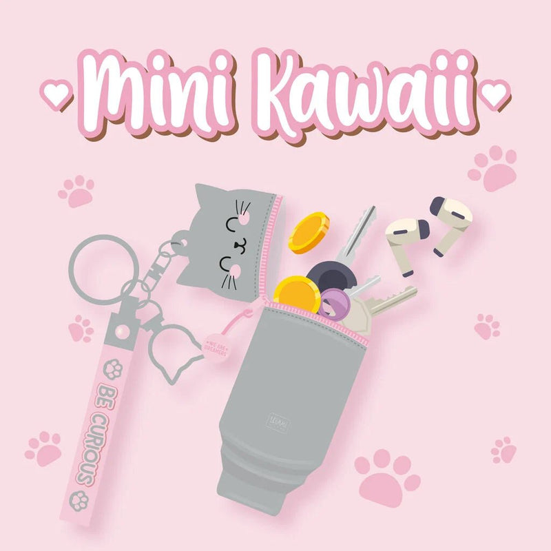 Portemonneetje met sleutelhanger Mini Kawaii - Kitty - Tassen en portemonnees Legami - In den Olifant