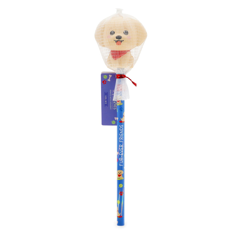 Potlood met Squishy Puppy - Schrijfwaren Legami - In den Olifant