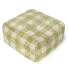 Pouf Vichy Matcha - 40 x 40 x 20 cm - Kinderzetels en poefs Lorena Canals - In den Olifant