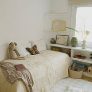 Pouf Vichy Matcha - 40 x 40 x 20 cm - Kinderzetels en poefs Lorena Canals - In den Olifant