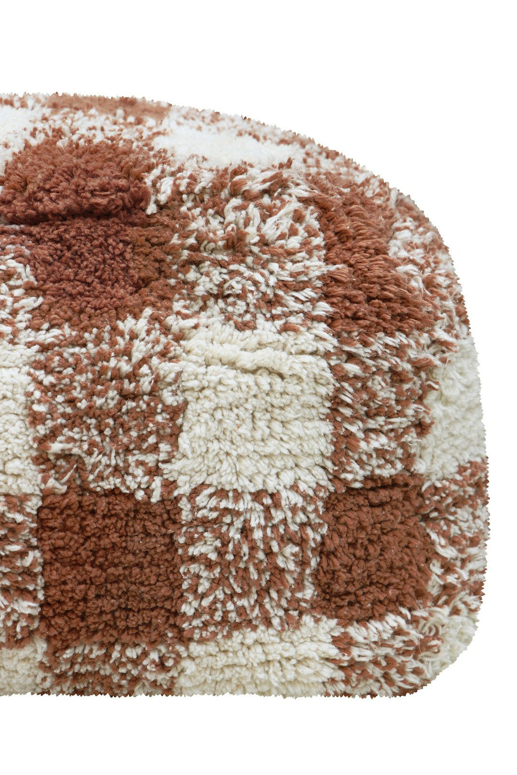 Pouf Vichy Toffee - Kinderzetels en poefs Lorena Canals - In den Olifant