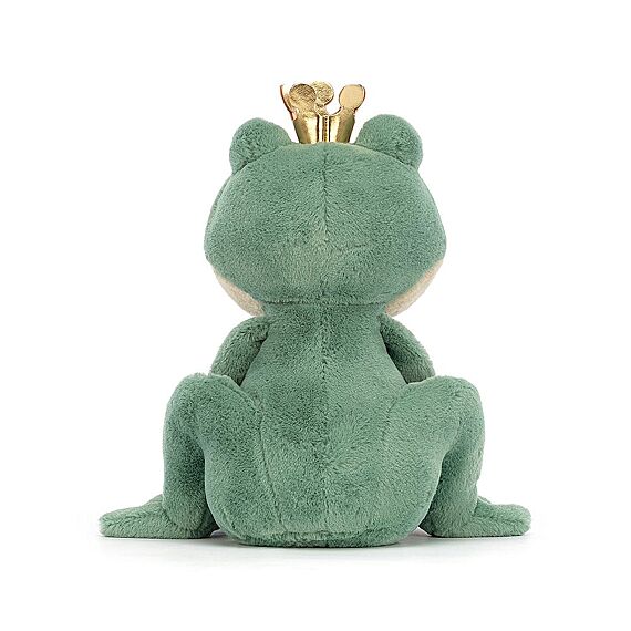 Knuffel Kikker Fabian Frog Prince | 23 Cm