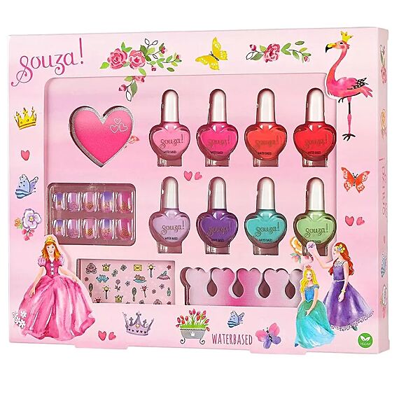 Princess Nails Set - Kinderschmink en tattoos Souza for kids - In den Olifant