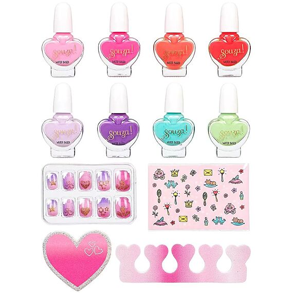 Princess Nails Set - Kinderschmink en tattoos Souza for kids - In den Olifant