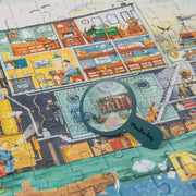 Puzzel de boot De ontdekker Le Jardin du Moulin - 200 stukjes - Legpuzzels Moulin Roty - In den Olifant