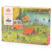 Puzzel La Grande Famille - 500 stukjes - Legpuzzels Moulin Roty - In den Olifant