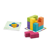 Puzzelspel Cubissimo - Educatieve spelletjes Djeco - In den Olifant