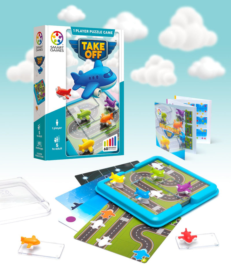 Puzzelspel Take Off - Breinpuzzels en tangram Smart - In den Olifant