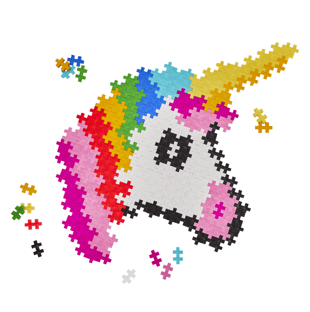Puzzle by Number eenhoorn Plus - Plus: 250 stuks - Bouwsets Plus Plus - In den Olifant