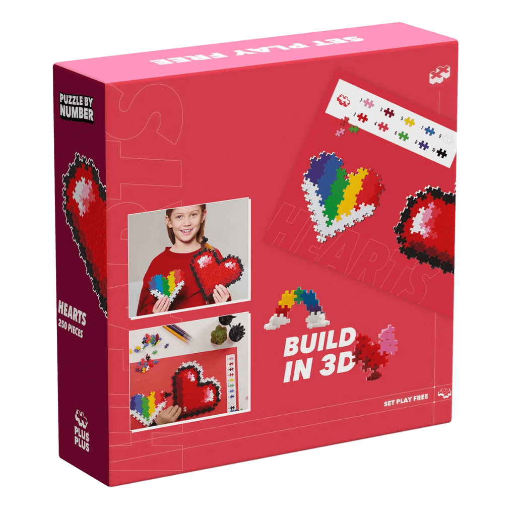 Puzzle by Number hart Plus - Plus: 250 stuks - Speciale puzzels Plus - Plus - In den Olifant