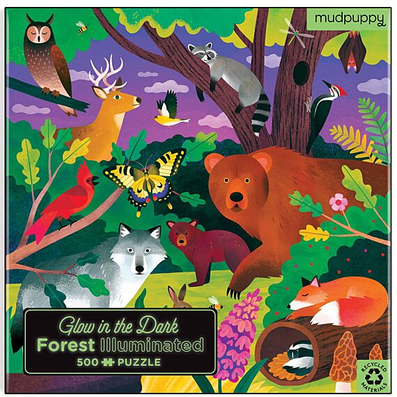 Glow In Dark Puzzle/Forest Illuminated