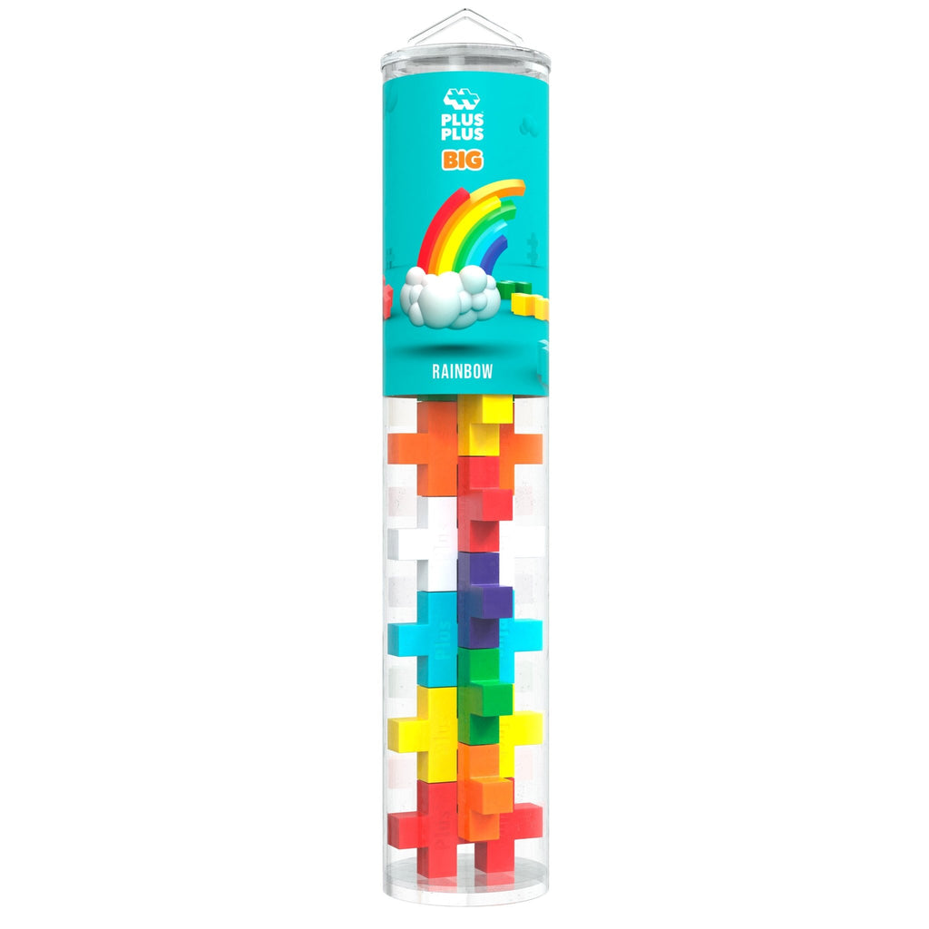 Rainbow Tube Plus - Plus BIG - 15 bouwstenen - Bouwsets Plus Plus - In den Olifant
