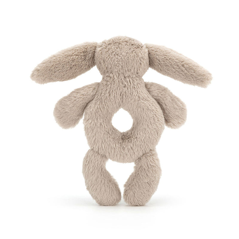 Rammelaar Bashful Beige Bunny Ring Rattle - Rammelaars Jellycat - In den Olifant