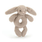 Rammelaar Bashful Beige Bunny Ring Rattle - Rammelaars Jellycat - In den Olifant