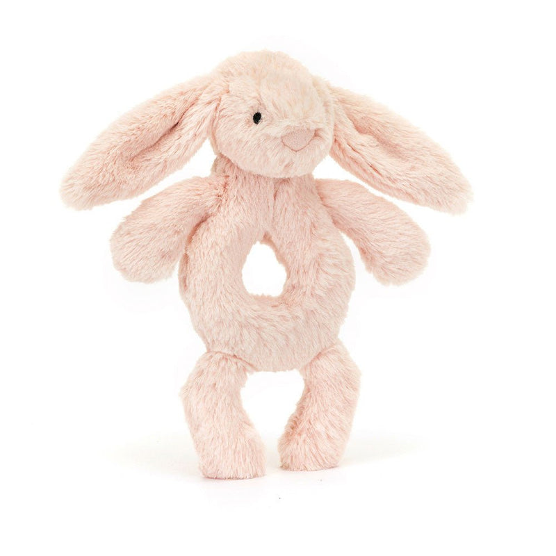 Rammelaar Bashful Blush Bunny Ring Rattle - Rammelaars Jellycat - In den Olifant