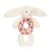Rammelaar Blossom Cream Bunny Berry Ring Rattle - Rammelaars Jellycat - In den Olifant