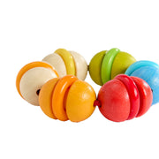 Rammelaar Kleurrijke knikkers - Houten babyspeelgoed Haba - In den Olifant