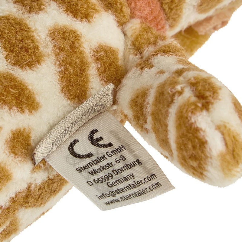 Rammelaar Knuffel Giraf Kaya - 16 cm - Rammelaars Sterntaler - In den Olifant