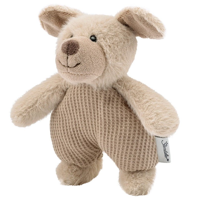 Rammelaar Knuffel Hond Lucky - 16 cm - Rammelaars Sterntaler - In den Olifant