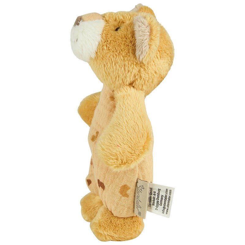 Rammelaar Knuffel Leeuw Leo - 16 cm - Rammelaars Sterntaler - In den Olifant