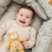 Rammelaar Knuffel Leeuw Leo - 16 cm - Rammelaars Sterntaler - In den Olifant