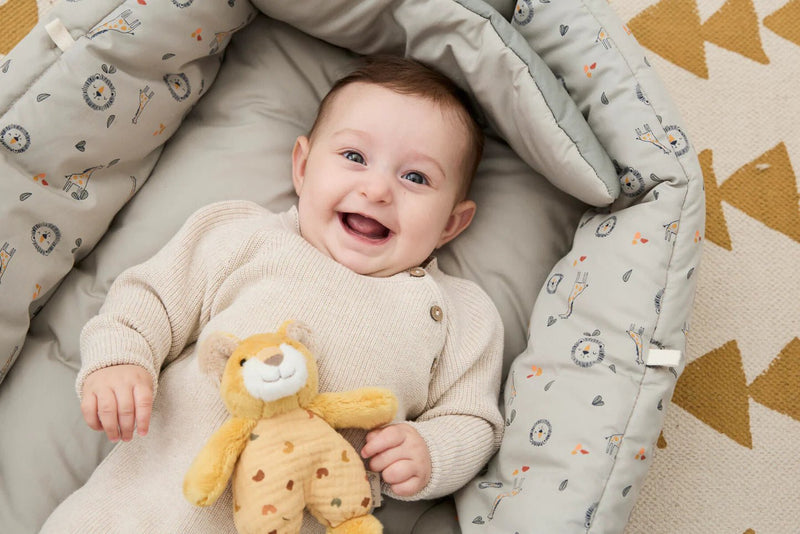 Rammelaar Knuffel Leeuw Leo - 16 cm - Rammelaars Sterntaler - In den Olifant