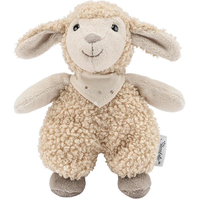 Rammelaar Knuffel Schaap Flocke - 15 cm - Boerderijdieren Sterntaler - In den Olifant