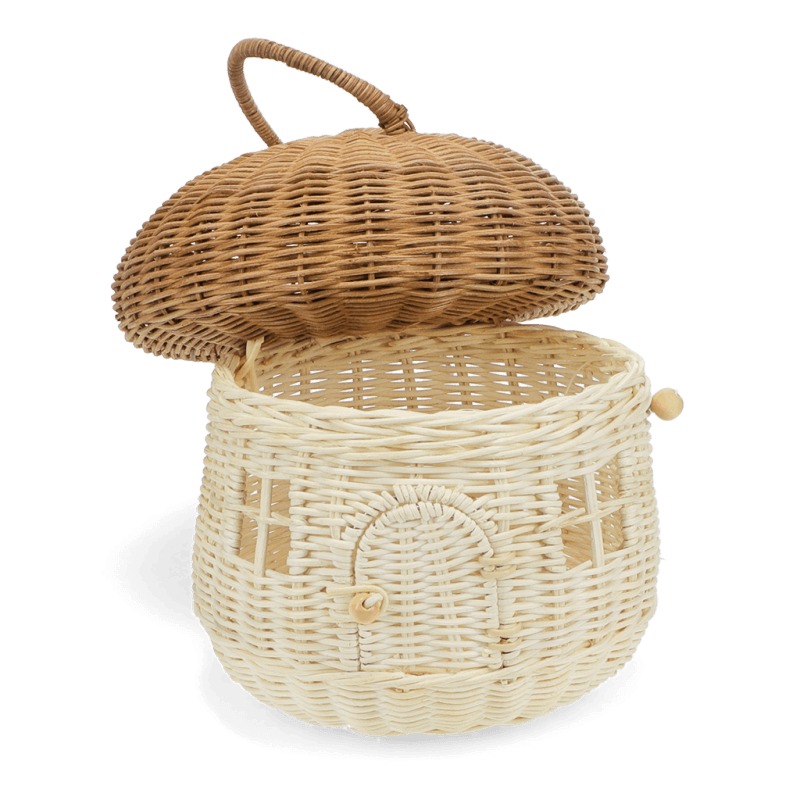 Rattan mushroom house - Wonders of Nature - Opbergmanden REX London - In den Olifant