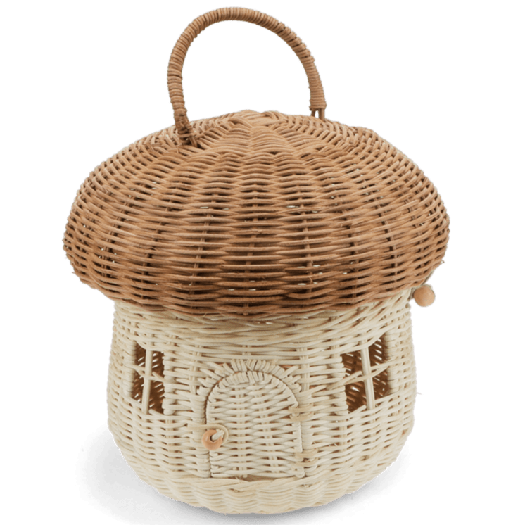 Rattan mushroom house - Wonders of Nature - Opbergmanden REX London - In den Olifant
