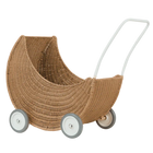 Rotan Poppenwagen - Moon Strolley Naturel