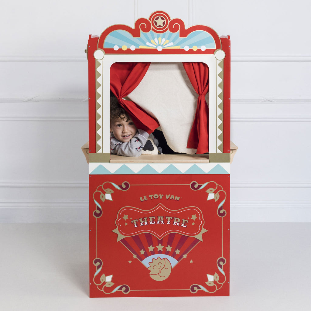 Retro houten poppenkast - Poppenkast Le Toy Van - In den Olifant