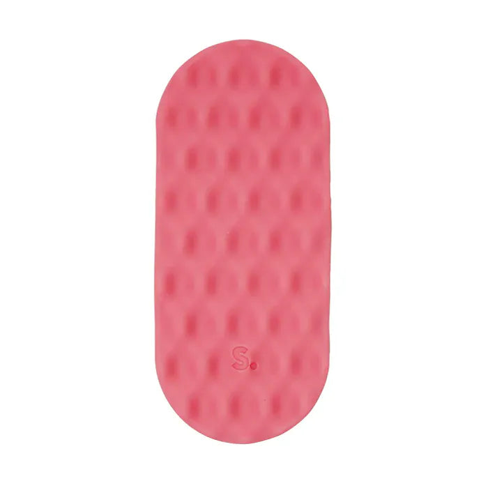 Siliconen sensorische sticker Slabs Tab Mesh Pink