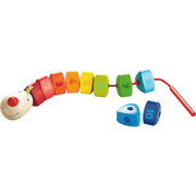 Rijgspel Cijferdraak - Kralen rijgen Haba - In den Olifant