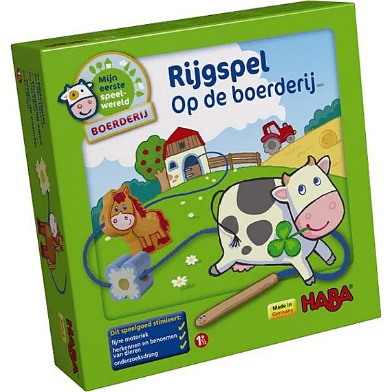 Rijgspel - Op De Boerderij