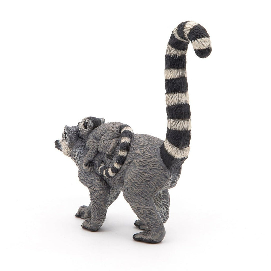 Ringstaartmaki Met Jong - Speelfiguren Papo - In den Olifant