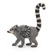 Ringstaartmaki Met Jong - Speelfiguren Papo - In den Olifant