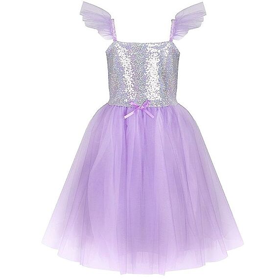 Paarse Verkleedjurk - Sequins Princess Dress Lilac