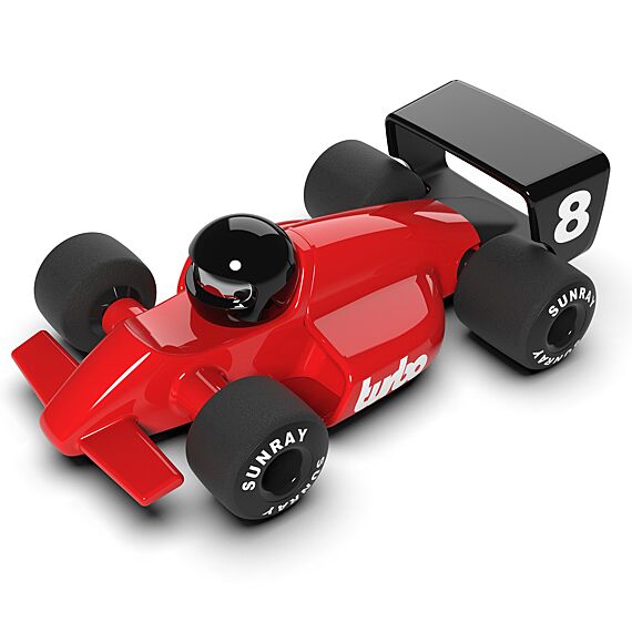 Rode F1 Racewagen - Turbo Laser - Auto's en voertuigen Playforever - In den Olifant