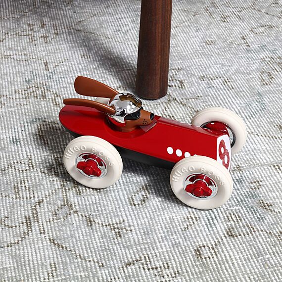 Rode Racewagen - Rufus Patrick - Auto's en voertuigen Playforever - In den Olifant