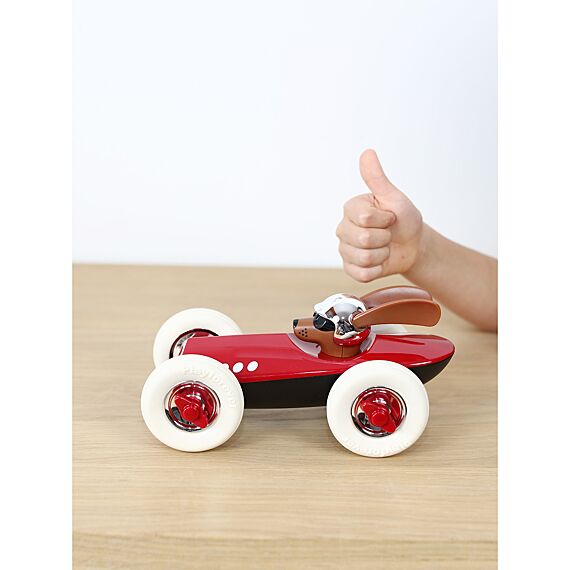 Rode Racewagen - Rufus Patrick - Auto's en voertuigen Playforever - In den Olifant
