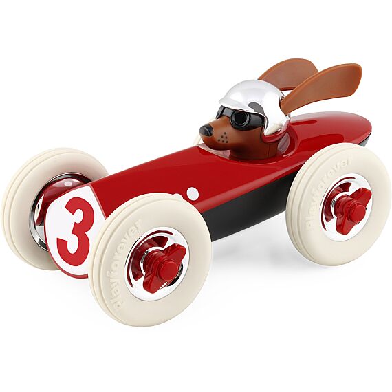 Rode Racewagen - Rufus Patrick - Auto's en voertuigen Playforever - In den Olifant