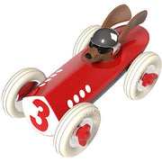 Rode Racewagen - Rufus Patrick - Auto's en voertuigen Playforever - In den Olifant