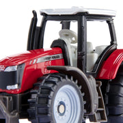 Rode Tractor Massey Ferguson - Auto's en voertuigen Siku - In den Olifant