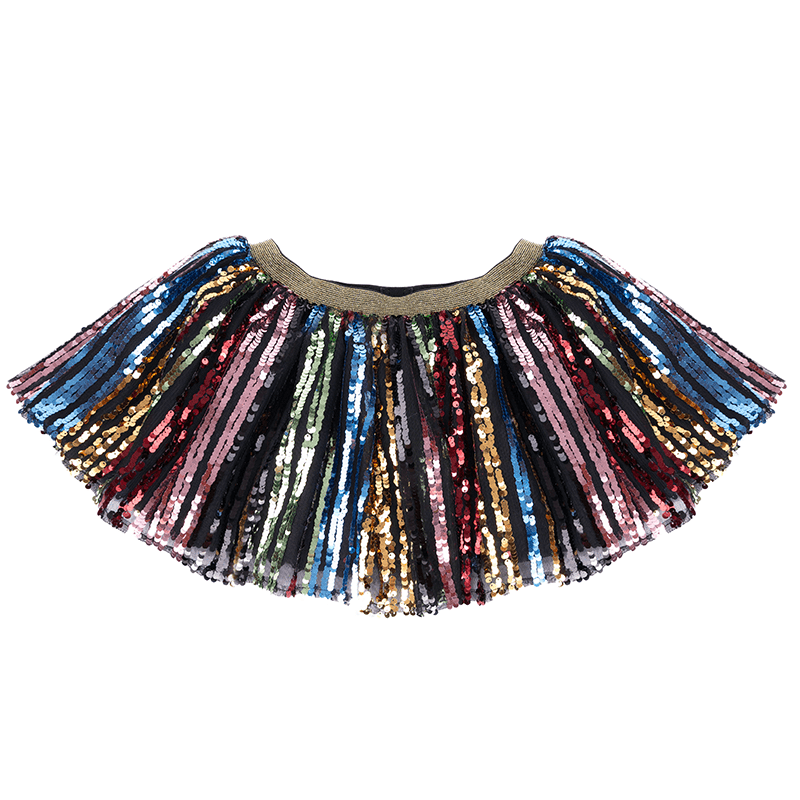 Rokje Sequins Show Stopper Skirt - 4 tot 6 jaar - Verkleedvleugels en rokje Great Pretenders - In den Olifant