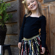 Rokje Sequins Show Stopper Skirt - 4 tot 6 jaar - Verkleedvleugels en rokje Great Pretenders - In den Olifant
