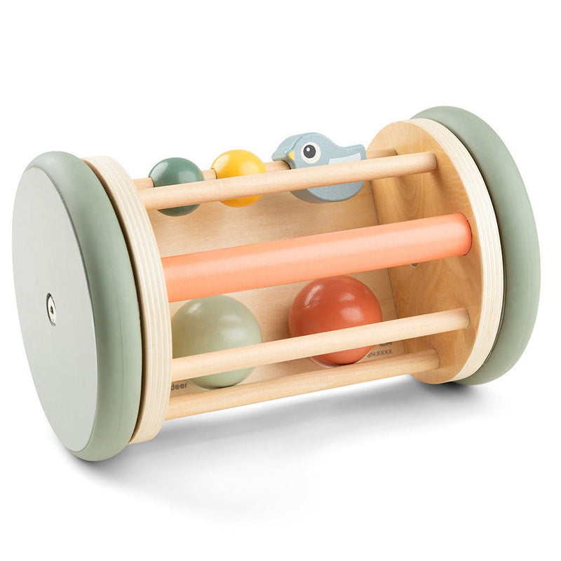 Rollende activiteitenspeeltje met spiegel - Birdee Colour Mix - Activiteitenspeelgoed Done by Deer - In den Olifant